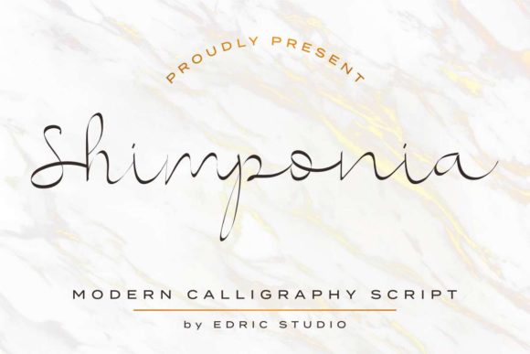 Shimponia Font Poster 1