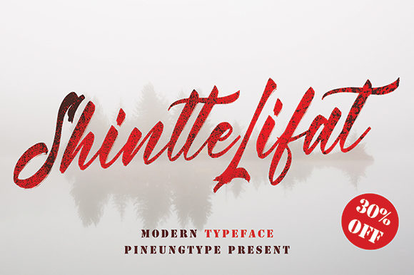 Shintte Lifat Font Poster 1