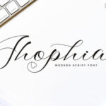 Shophia Font Poster 1