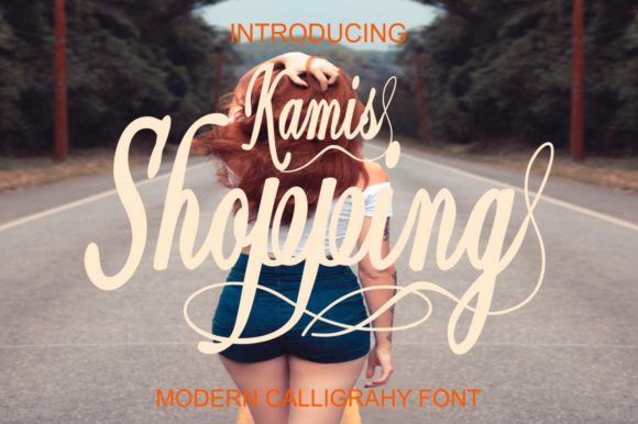 Shopping Kamis Font Poster 1