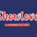 Showlove Font Poster 1