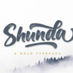 Shunda Font Poster 1