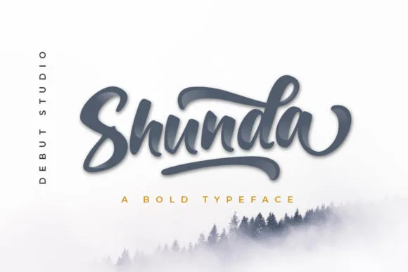 Shunda Font Shunda Font Poster 1