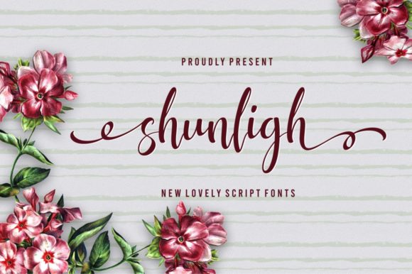 Shunligh Font Poster 1