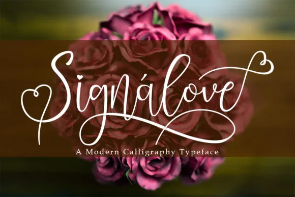 Signalove Font Signalove Font Poster 1