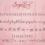 Signalove Font Poster 8