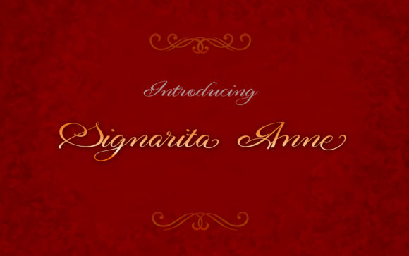 Signarita Anne Font Poster 1