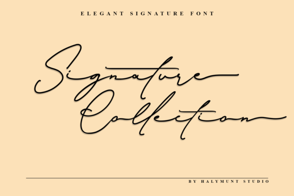 Signature Collection Font Poster 1