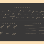 Signature Collection Font Poster 9