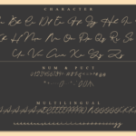 Signature Collection Font Poster 10