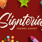 Signteria Font Poster 1