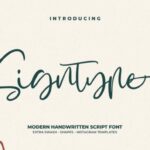 Signtype Font Poster 1
