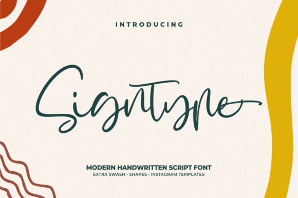 Signtype Font Poster 1