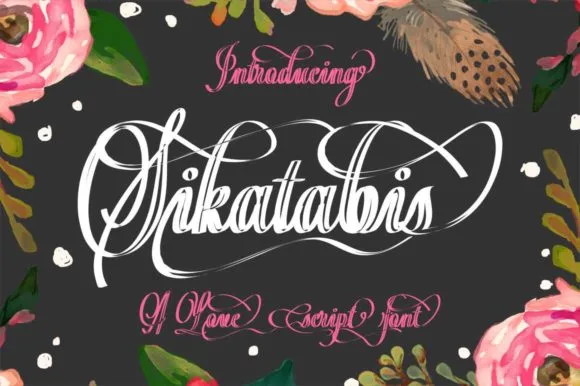 Sikatabis Font Sikatabis Font Poster 1
