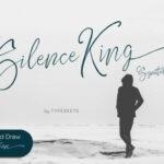 Silence King Font Poster 1