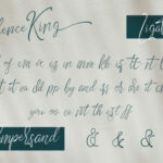Silence King Font Poster 16
