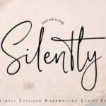 Silently Font Poster 1