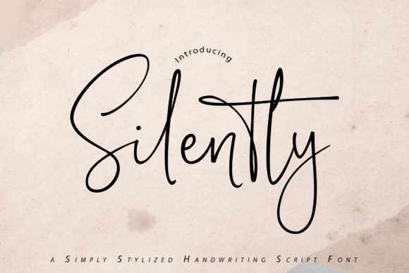 Silently Font Poster 1