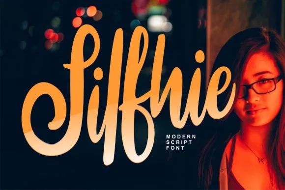 Silfhie Font Silfhie Font Poster 1
