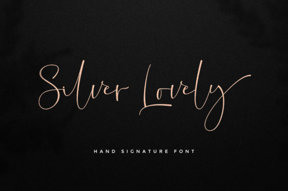 Silver Lovely Font