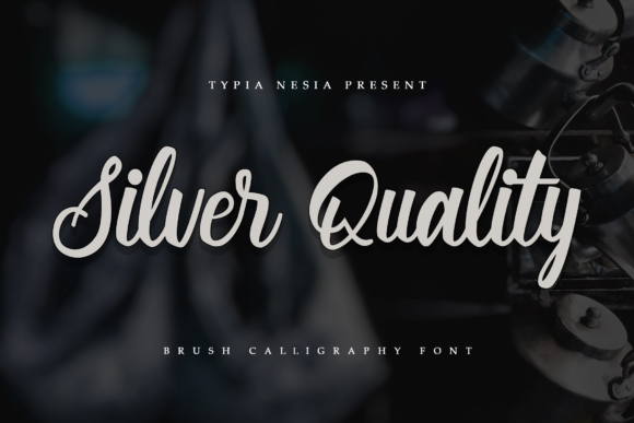 Silver Quality Font Poster 1