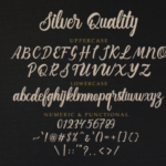 Silver Quality Font Poster 7