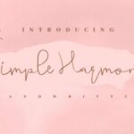 Simple Harmony Font Poster 1