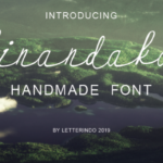 Sinandaka Font Poster 1