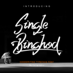 Single Binghod Font Poster 1