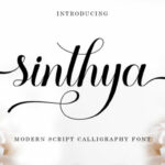 Sinthya Font Poster 1