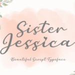 Sister Jessica Font Poster 1