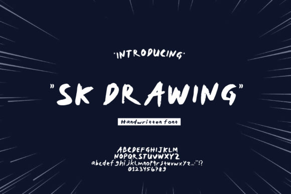Sk Drawing Font