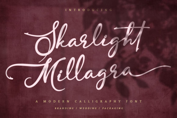 Skarlight Millagra Font Poster 1