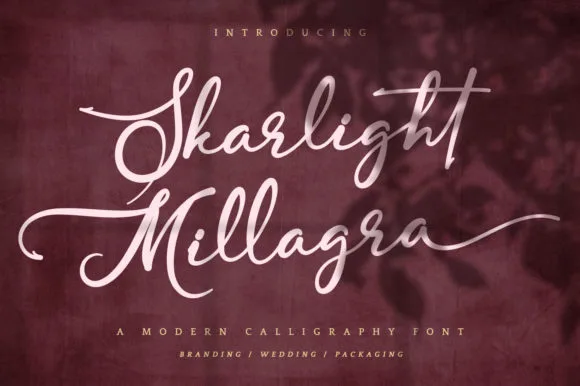 Skarlight Millagra Font Skarlight Millagra Font Poster 1
