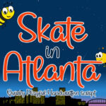 Skate in Atlanta Font Poster 1