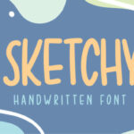 Sketchy Font Poster 1