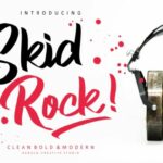 Skid Rock Font Poster 1