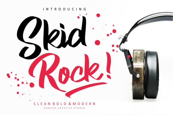 Skid Rock Font Poster 1