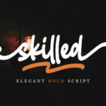 Skilled Font Poster 1