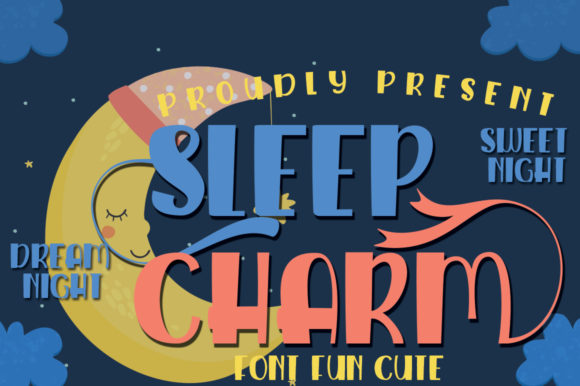 Sleep Charm Font Poster 1