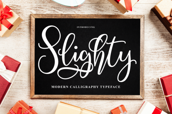 Slighty Font Slighty Font Poster 1