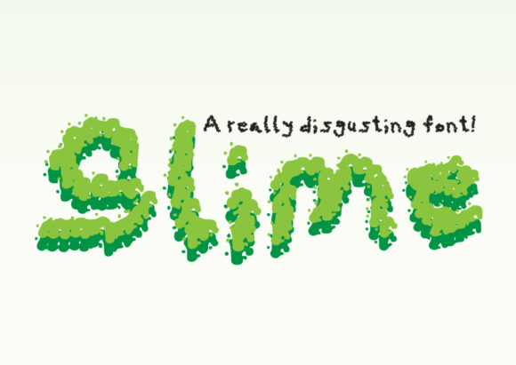 Slime Font Poster 1