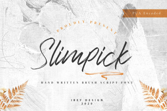 Slimpick Font Poster 1