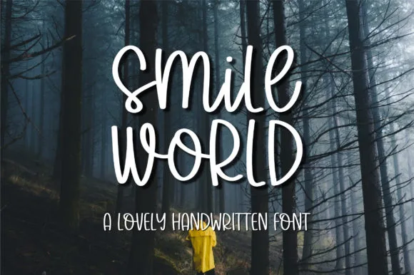 Smile World Font Smile World Font Poster 1
