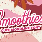 Smoothies Font Poster 1