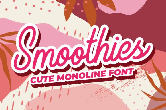 Smoothies Font Poster 1