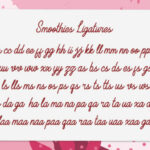 Smoothies Font Poster 9