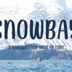 Snowbay Font Poster 1