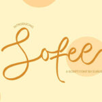 Sofee Font Poster 1