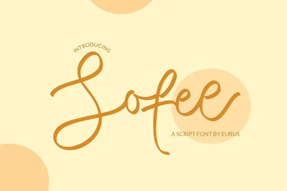 Sofee Font Sofee Font Poster 1
